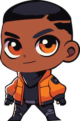 Orange Boys Chiby Style with orange jackets
