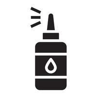 Inhaler line icon. vector
