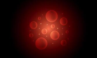 Abstract dark red texture with a bubbles. red circle. soft bubbles. vector