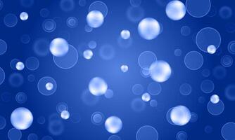 Abstract soft light blue bubble ball background. circle blue drop. gradient blue background. vector