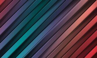 Colorful diagonal stripes pattern. Stylish abstract geometric striped background. vector