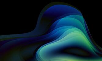 Colorful geometric background. Blue elements with fluid gradient. dark blue background. vector