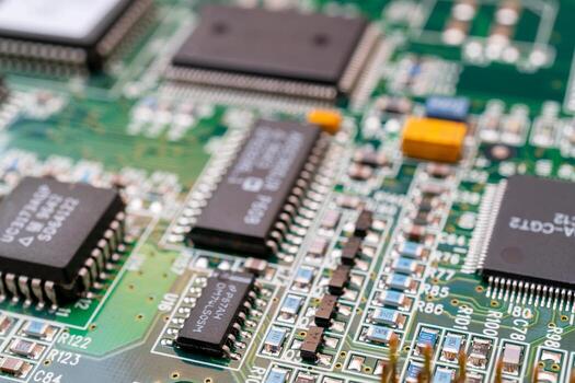 tablero de moderno computadora. computadora reparar. moderno computadora tecnología. foto