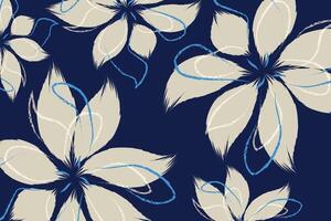 Flowers pattern for clothes and fashion design, with leaves . Floral pattern, A pattern flower spring. Watercolor-drawn leaf drawing for fabric print vector