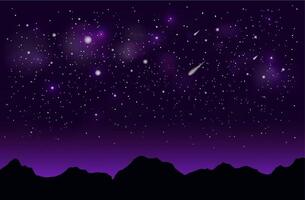 Dark space background. vector