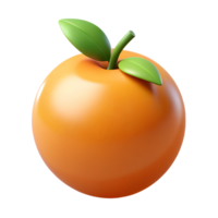 Cartoon orange fruit illustration isolated on the transparent background png