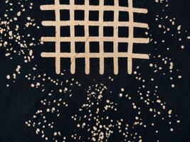 texture, pattern and background of fabric with a geometric box pattern photo