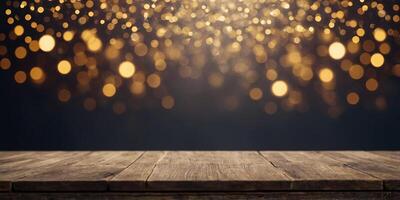Product display background with Bokeh effect , Product display, Bokeh effect, background. photo