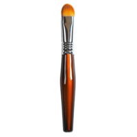 paintbrush . clean brush for art class top view. artistic paintbrush flat lay . back to school brush isolated. paintbrush with wooden handle png