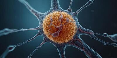 Macro image of human prostate gland, showcasing prostatic fluid and male reproductive system. photo