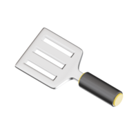 spatula 3d icon, transparent background png