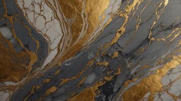 Marble material in gold beige gray as background. . photo