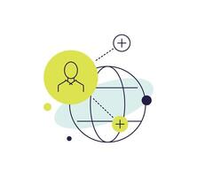 Recruitment concept,Idea of employment and job interview. Recruitment manager searching. Job candidate for a start up project vector