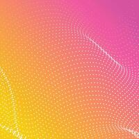Abstract Light Dots Background. white ponk yellowCircle Wave Display LED Defocused vector