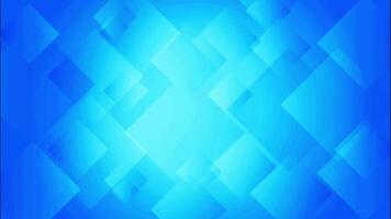 Light blue abstract background with looping animated overlapping geometric shapes. bright blue. video