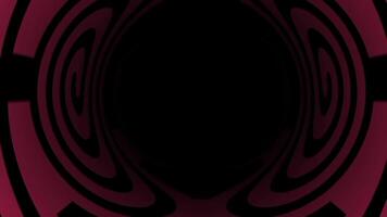 Glowing bright patterns with intersecting and parallel lines transformation dark red motion. video
