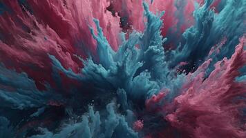 pink and blue dynamic background with a soft powdery feel. photo