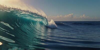 Gentle, soft, smooth wave background in different colors. . photo