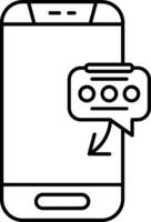 SMS Message Icon vector