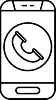 Voice call Chat Icon vector