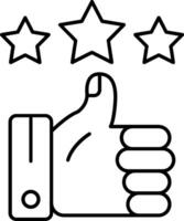 Rating Review Icon vector