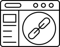 Link URL Icon vector
