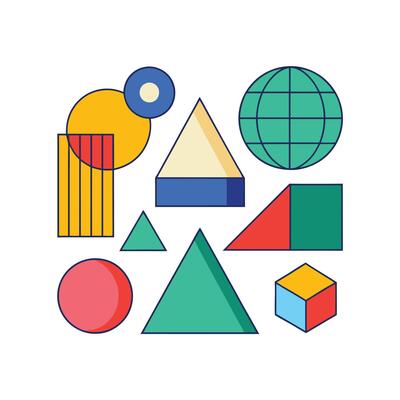 Education Material Icon Illustration