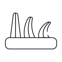 zeger cone, pyroscope line icon illustration vector