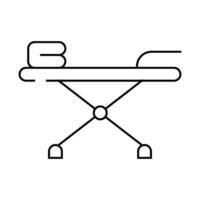 board for ironing line icon illustration vector