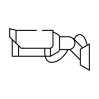 camera device line icon illustration flat vector