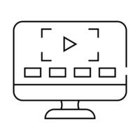lessons line icon illustration black vector