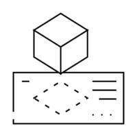 creating templates line icon illustration vector
