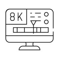 processing quality line icon illustration vector