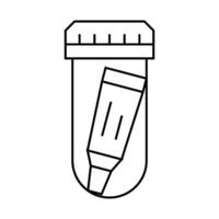 glue in container line icon illustration vector