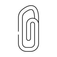 attach file line icon illustration vector