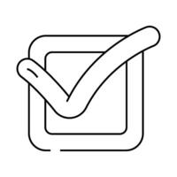 check file line icon illustration vector