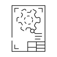 drawing digital document line icon illustration vector