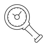 finding time line icon illustration vector