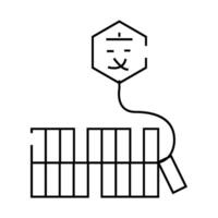 firecracker chinese line icon illustration vector