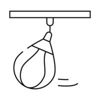 pear for exercising line icon illustration vector