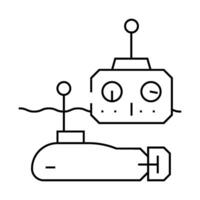 assembly of military models line icon illustration vector