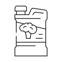 broccoli pest remedies line icon illustration vector