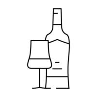 cabernet sauvignon red wine line icon illustration vector
