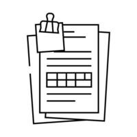 data folder line icon illustration vector