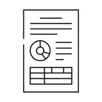 computer folder line icon illustration vector