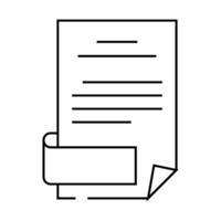 open folder line icon illustration vector