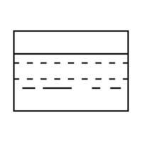 stitching denim line icon illustration vector