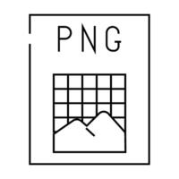 file format document line icon illustration vector
