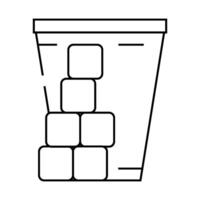 dice game board table line icon illustration vector