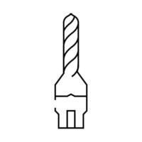 tooling materials mechanical engineer line icon illustration vector